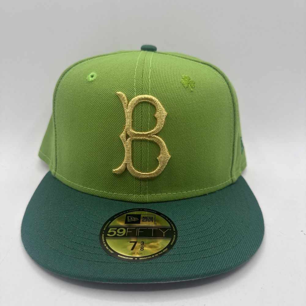 59Fifty NE Brooklyn Dodgers 7 3/8 Fitted Cooperstown Collection St. Patty Green
